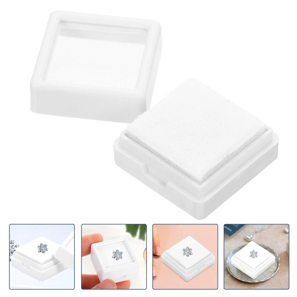 20 Pcs Storage Display Box Rock Container Rings Organizer Bride Jewelry Case | eBay