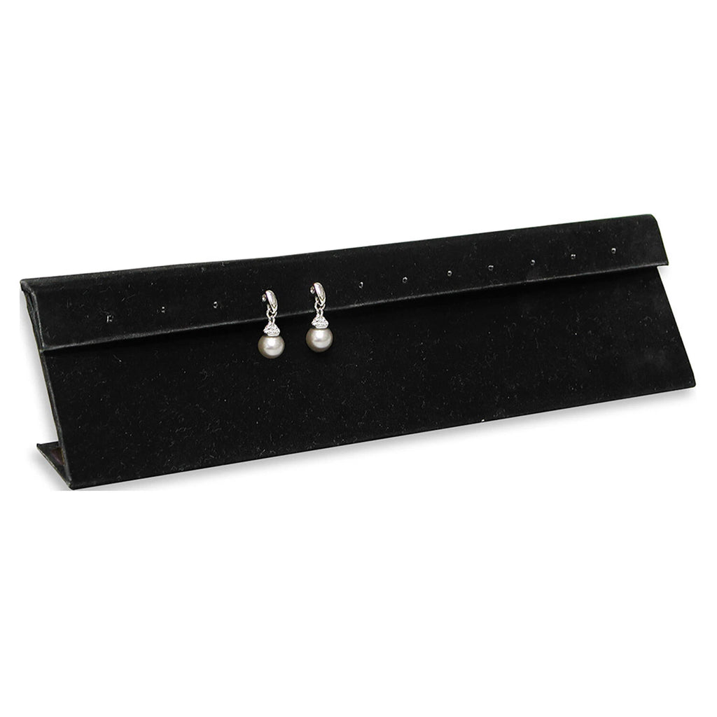 Black Velvet 6 Pair Earring Jewelry Display Holder Stand Earring Organizer | eBay