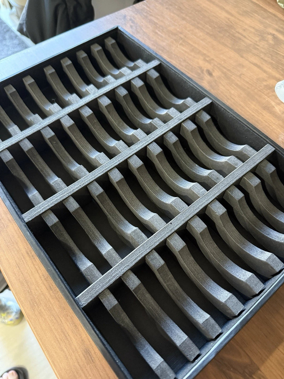 40 Slot Bangle Jewelry Organizer Box | eBay