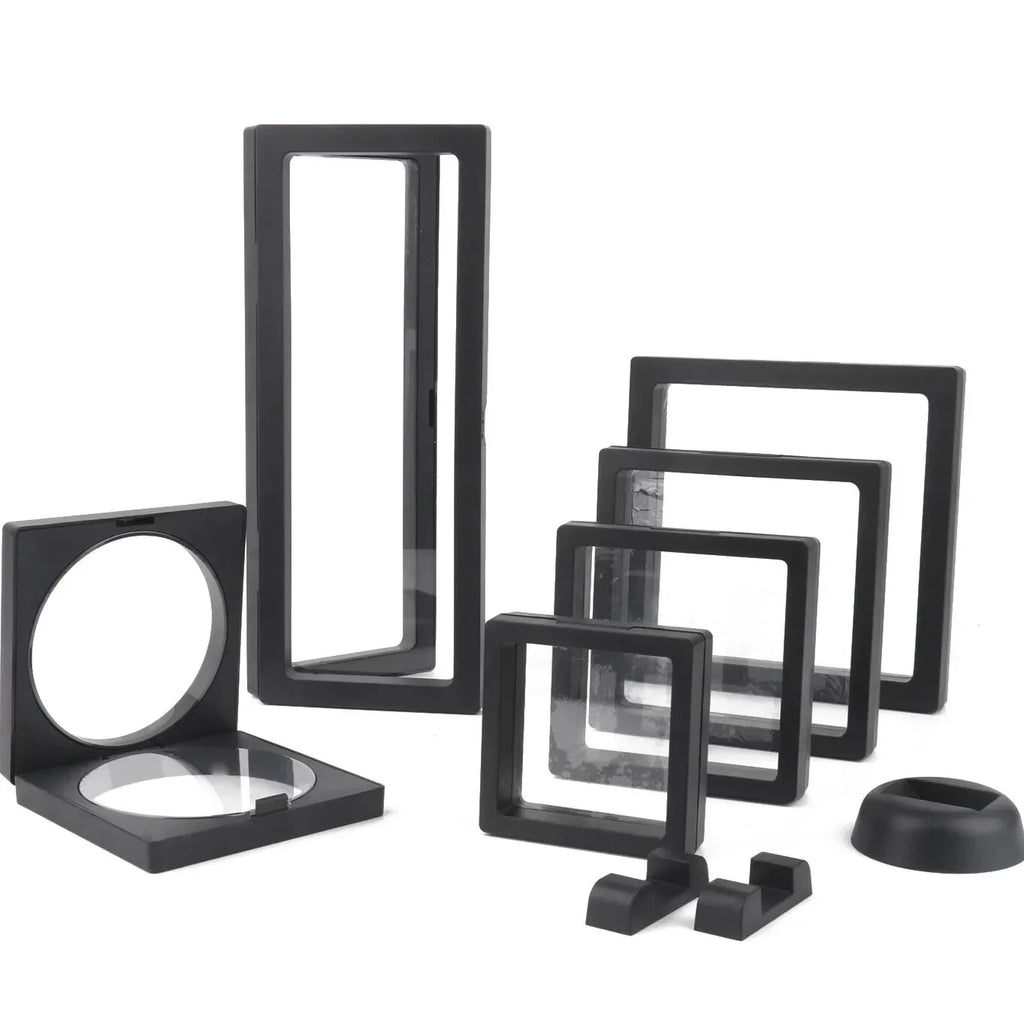 PE Film Jewelry Storage Box 3D Packaging Case Floating Frame Necklace Display | eBay