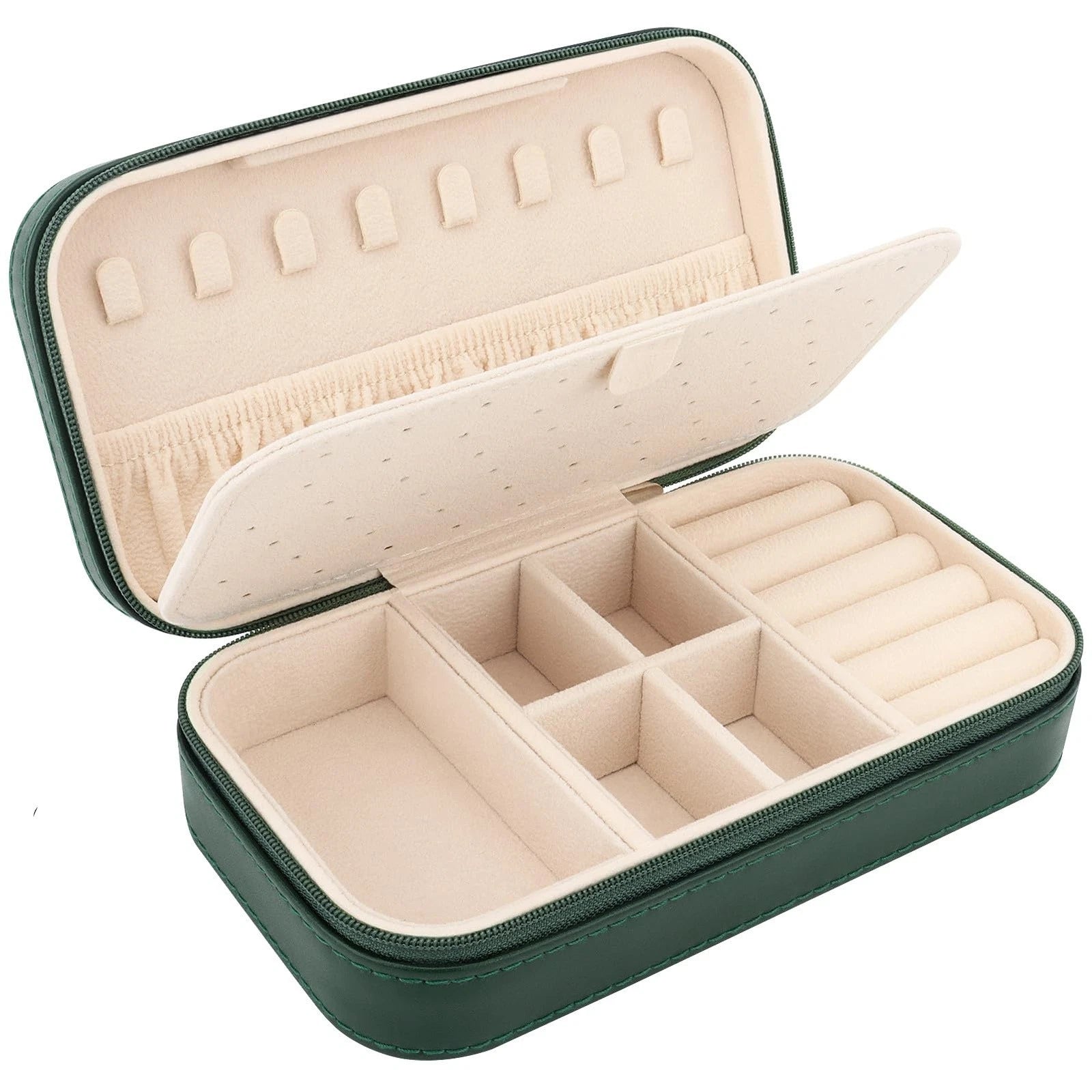 Travel Jewelry Box, PU Leather Portable Jewelry Case, Small Jewelry Boxes for... | eBay
