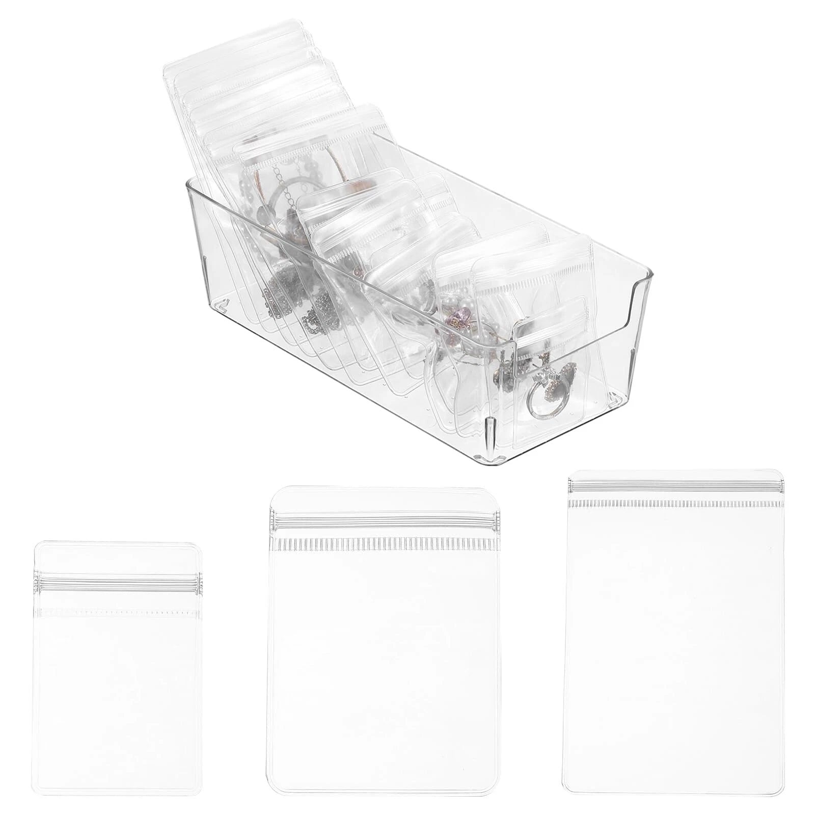 PATIKIL 1 Pack Jewelry Organizer, Jewelry Display Organizer Storage Box with ... | eBay