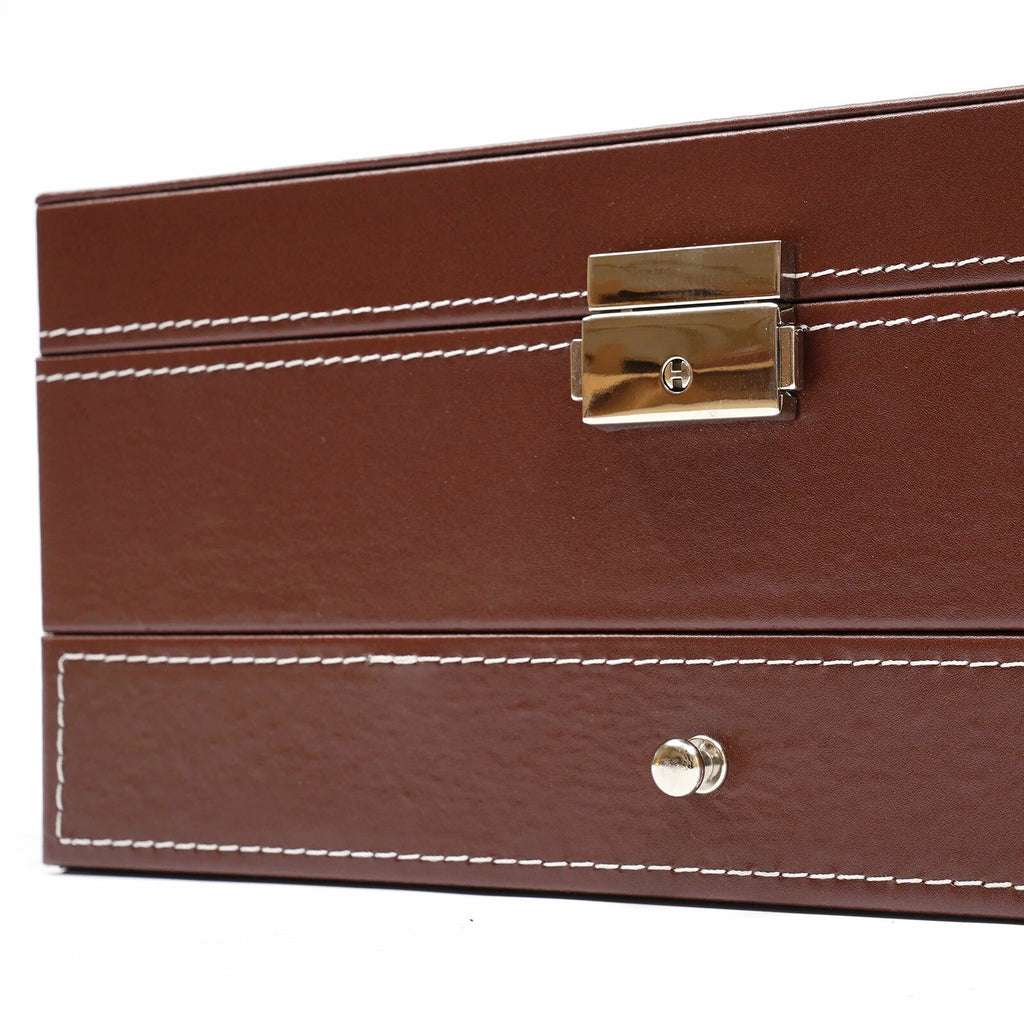 Mens Watch Box Case Organizer 12 Slots Watches Holder Jewelry Storage Display US | eBay