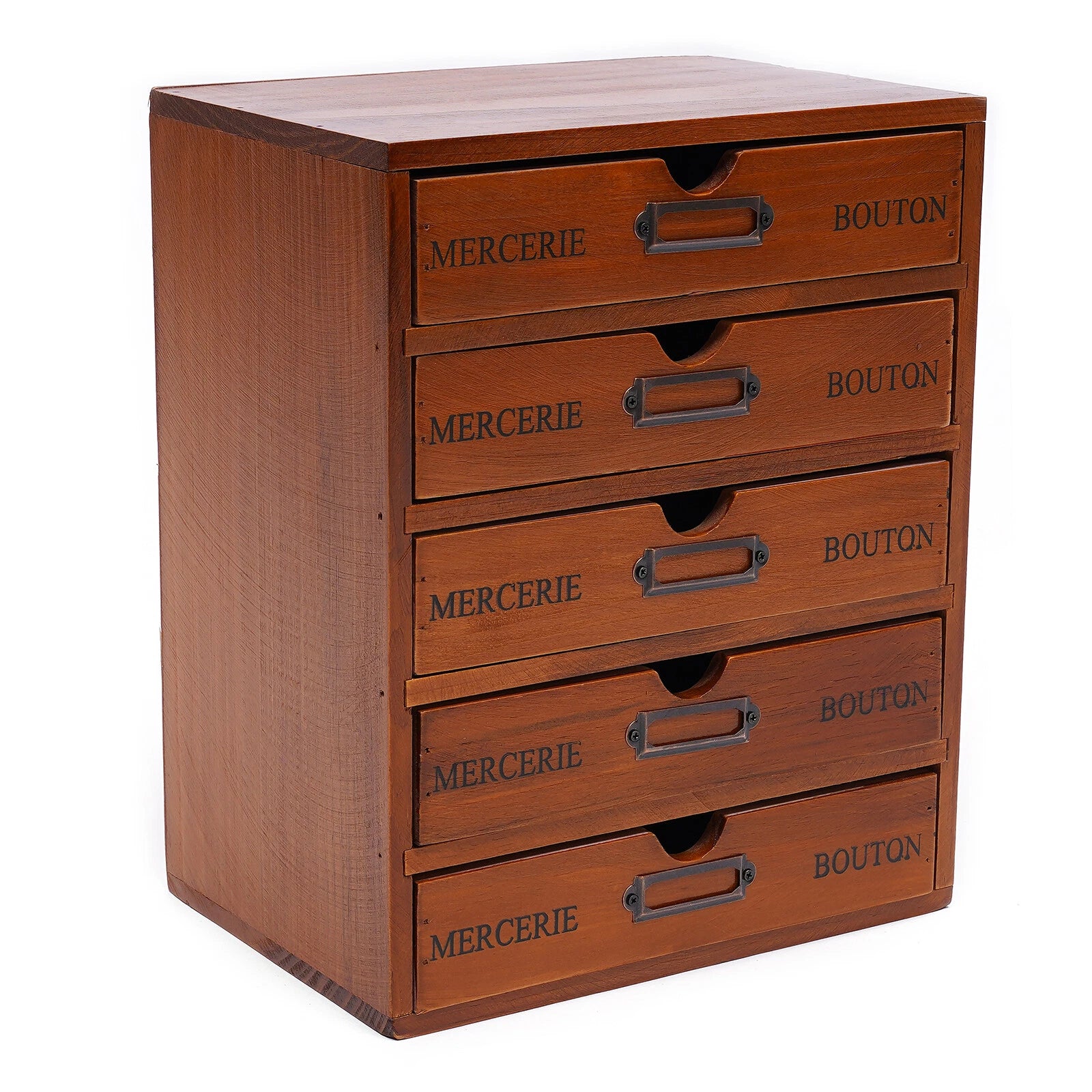 5 Layers Vintage Large Jewelry Organizer Wooden Storage Box Case with 5 Drawers | eBay