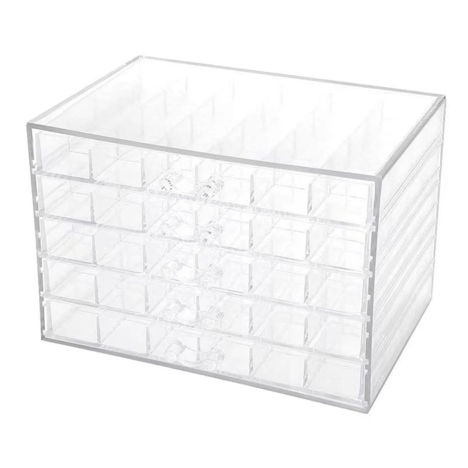 Acrylic Jewelry Organizer Box, Jewelry Drawer Organizer With 5 Drawers 120 Gr... | eBay