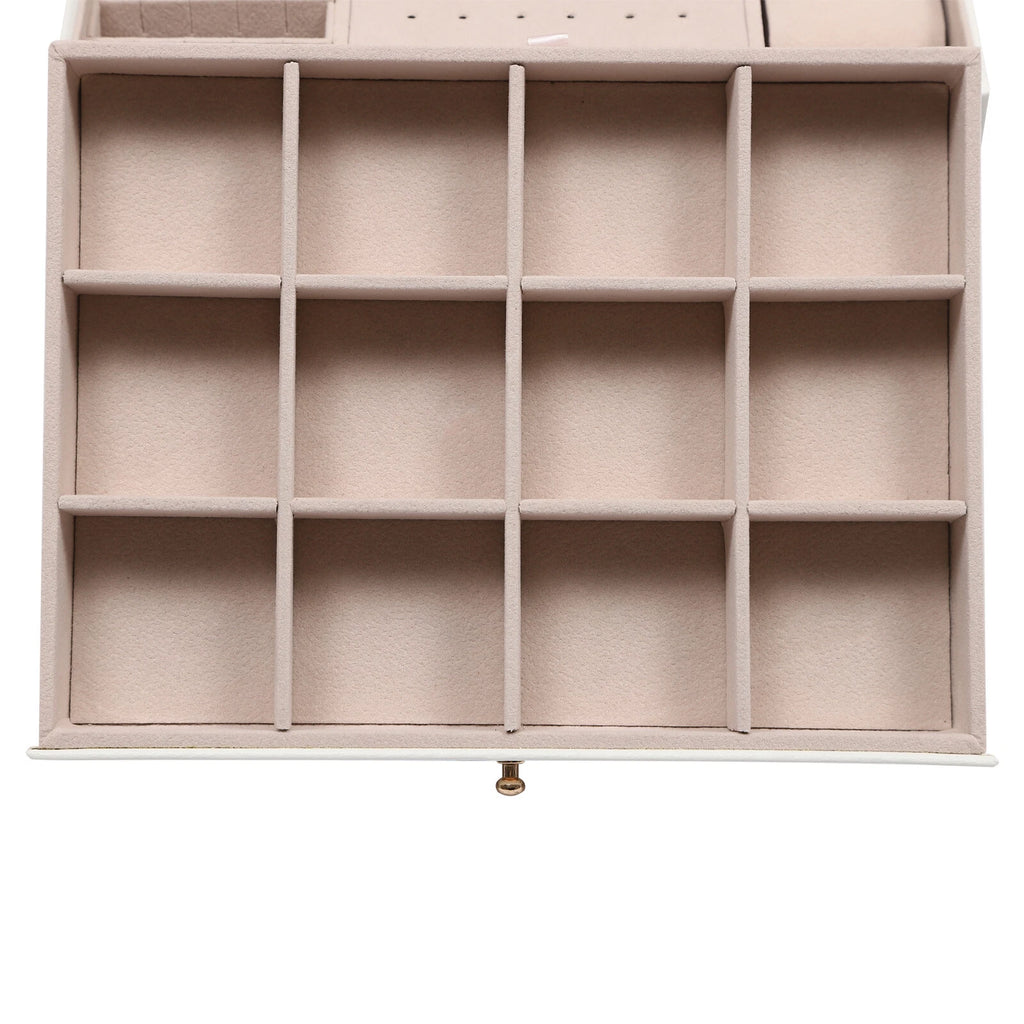 3 Tier Watch Box Jewelry Organizer Case Holder Bracelet Display Case with Drawer | eBay