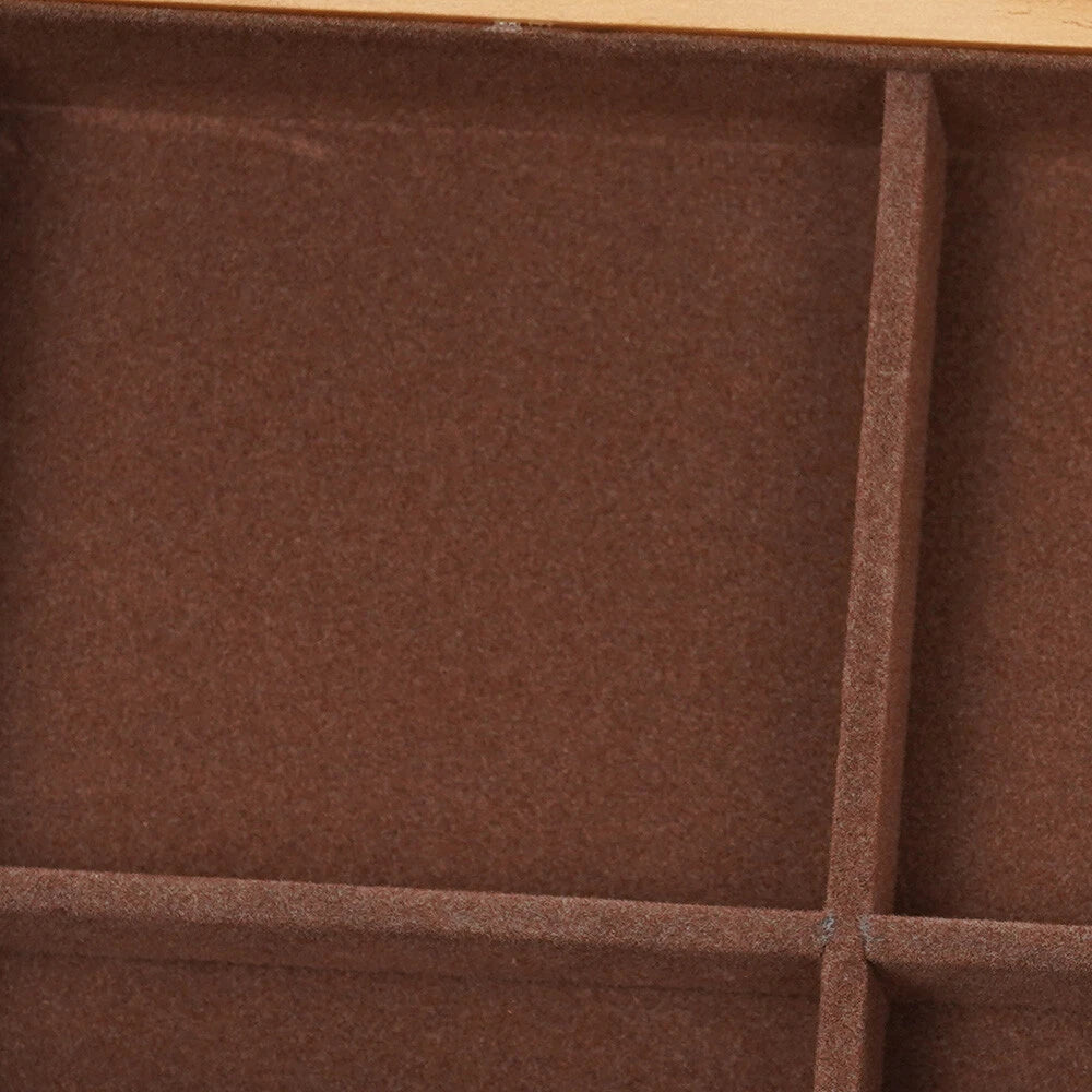 Large Capacity Wooden Jewelry Box 3 Layers + Safe Lock Retro Organizer Case | eBay