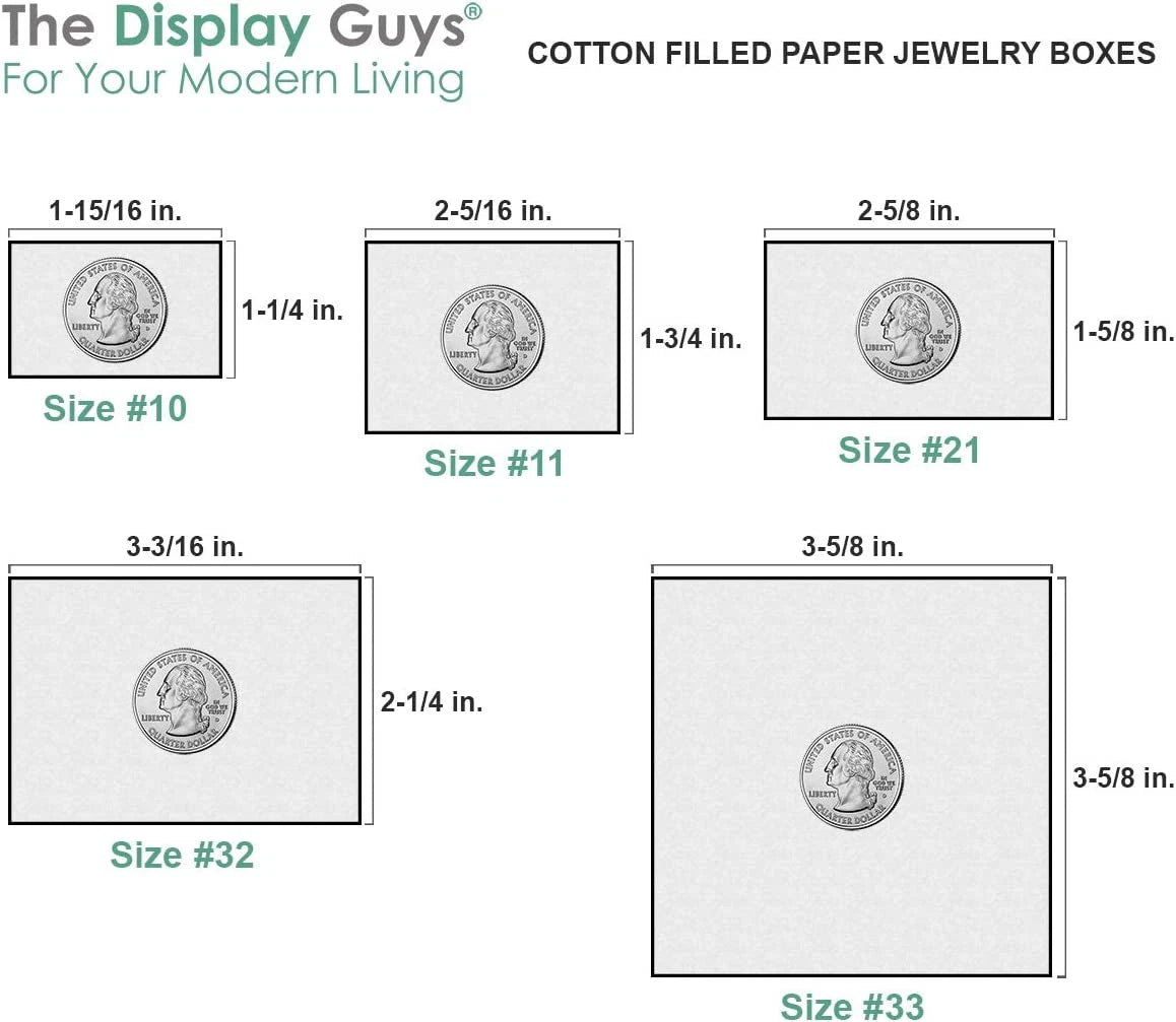 Thedisplayguys - 25-Pack #53 Kraft Paper Jewelry Boxes W. Cotton Padding - Matt | eBay