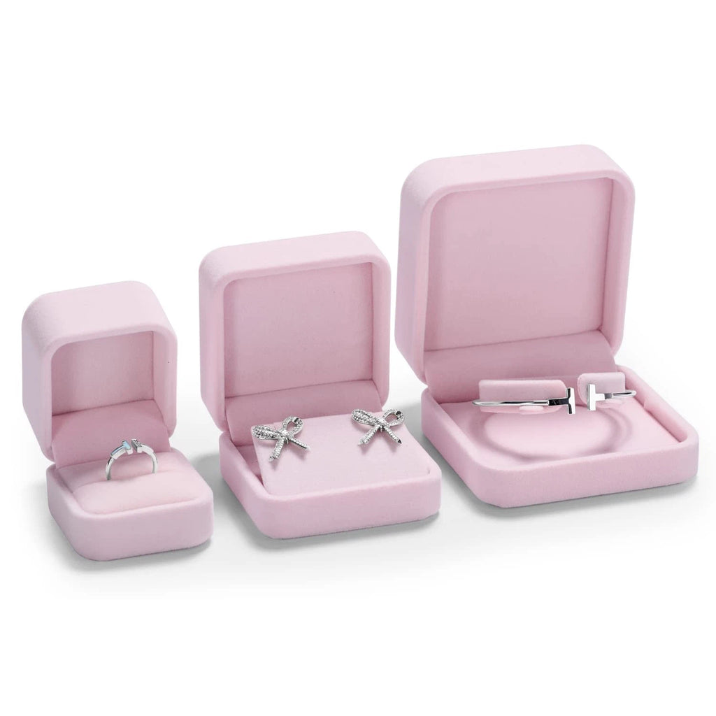 Pink Velvet Bangle/bracelet Gift Box Jewelry Storage Box Accessories Case | eBay