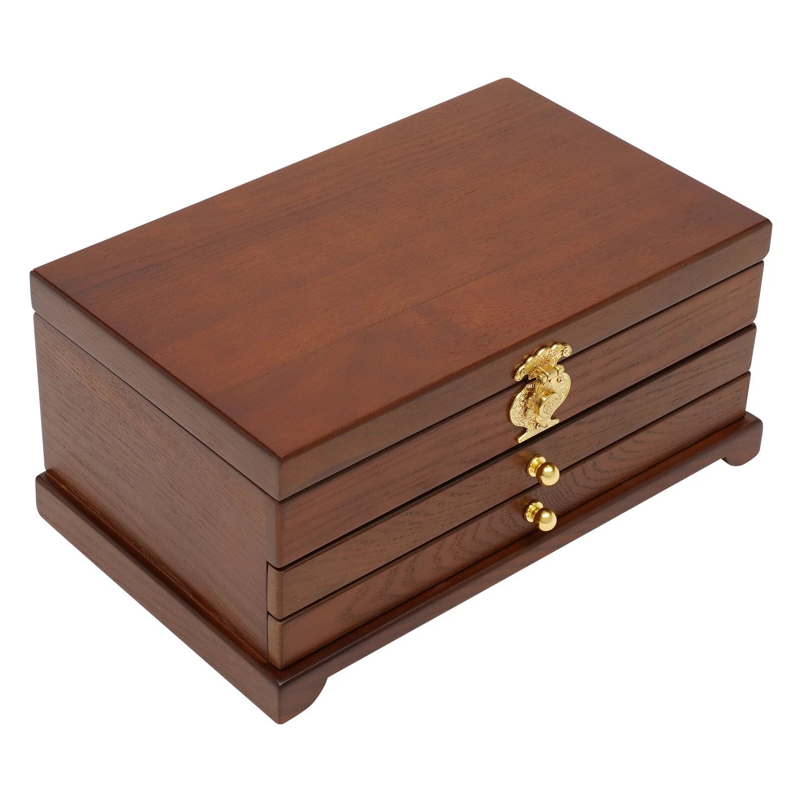 Jewelry Box Organizer for Women Girls 3 Layer Large Jewelry Storage Case White | eBay