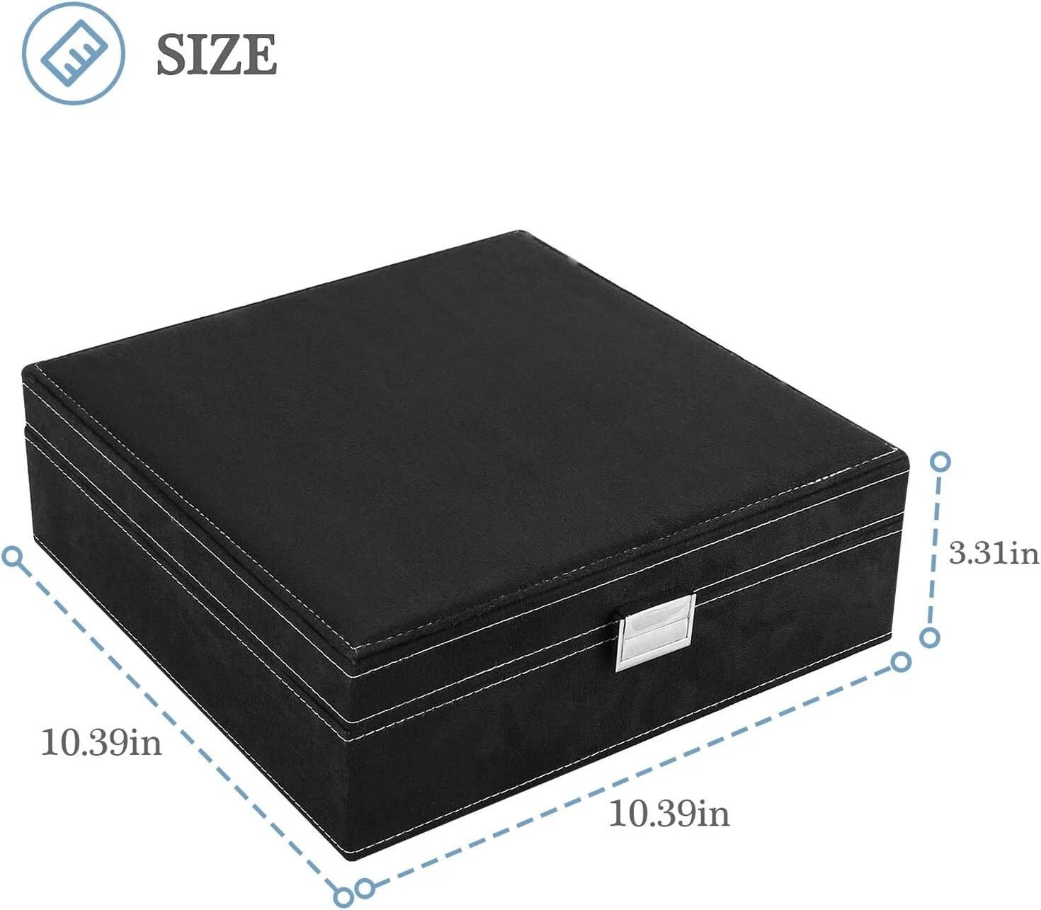 Luxurious Freestanding Jewelry Case - Velvet Organizer for Necklaces & Earrings | eBay