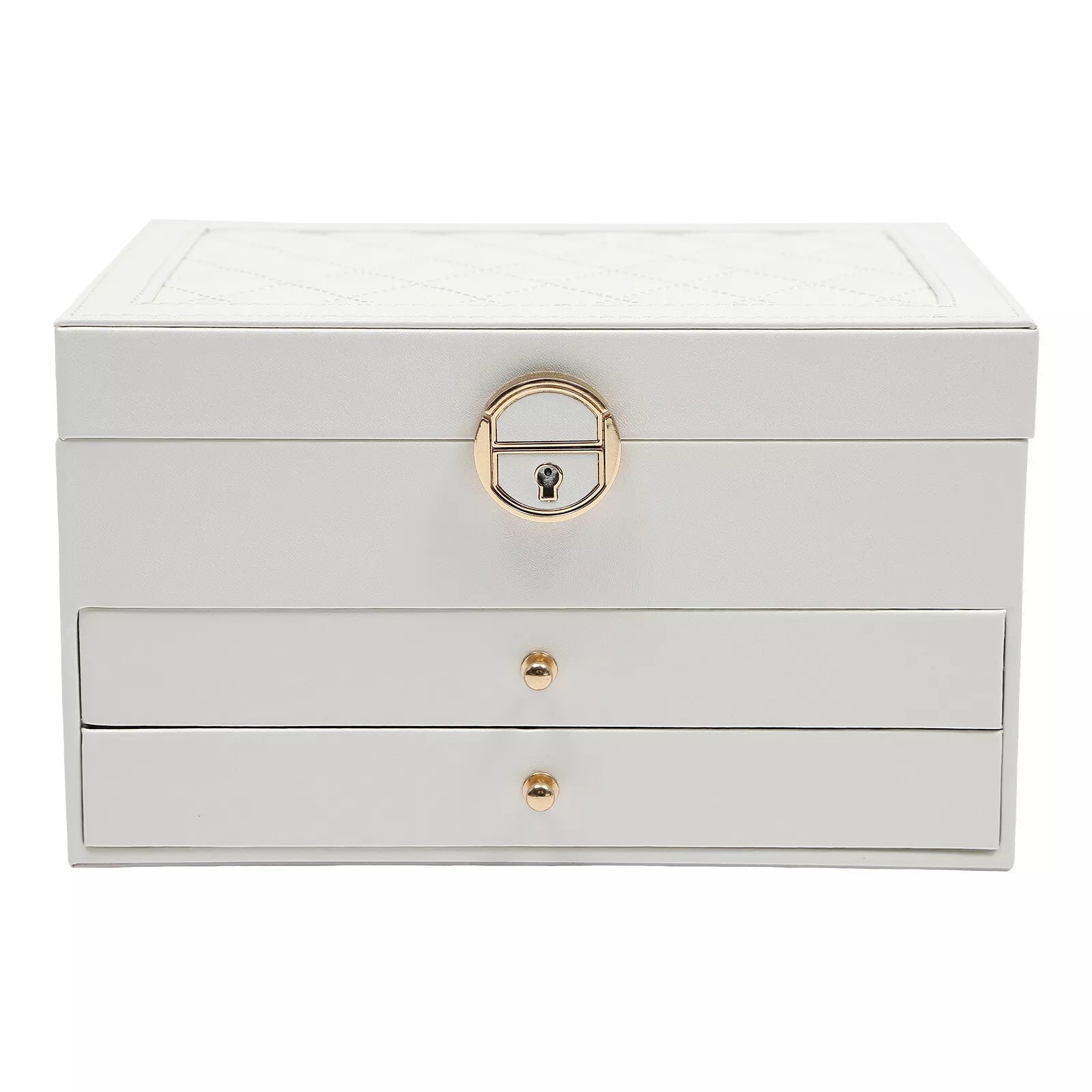 3 Tier Watch Box Jewelry Organizer Case Holder Bracelet Display Case with Drawer | eBay