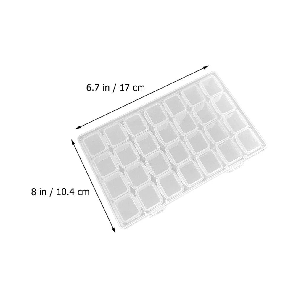 Jewelry Storage Box Transparent Plastic Organizer Containers Necklace | eBay