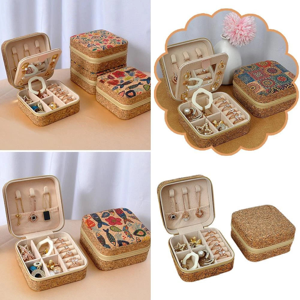 Jewelry Organizer Box, Velvet Jewelry Box with Removable Traya3d81212 | eBay