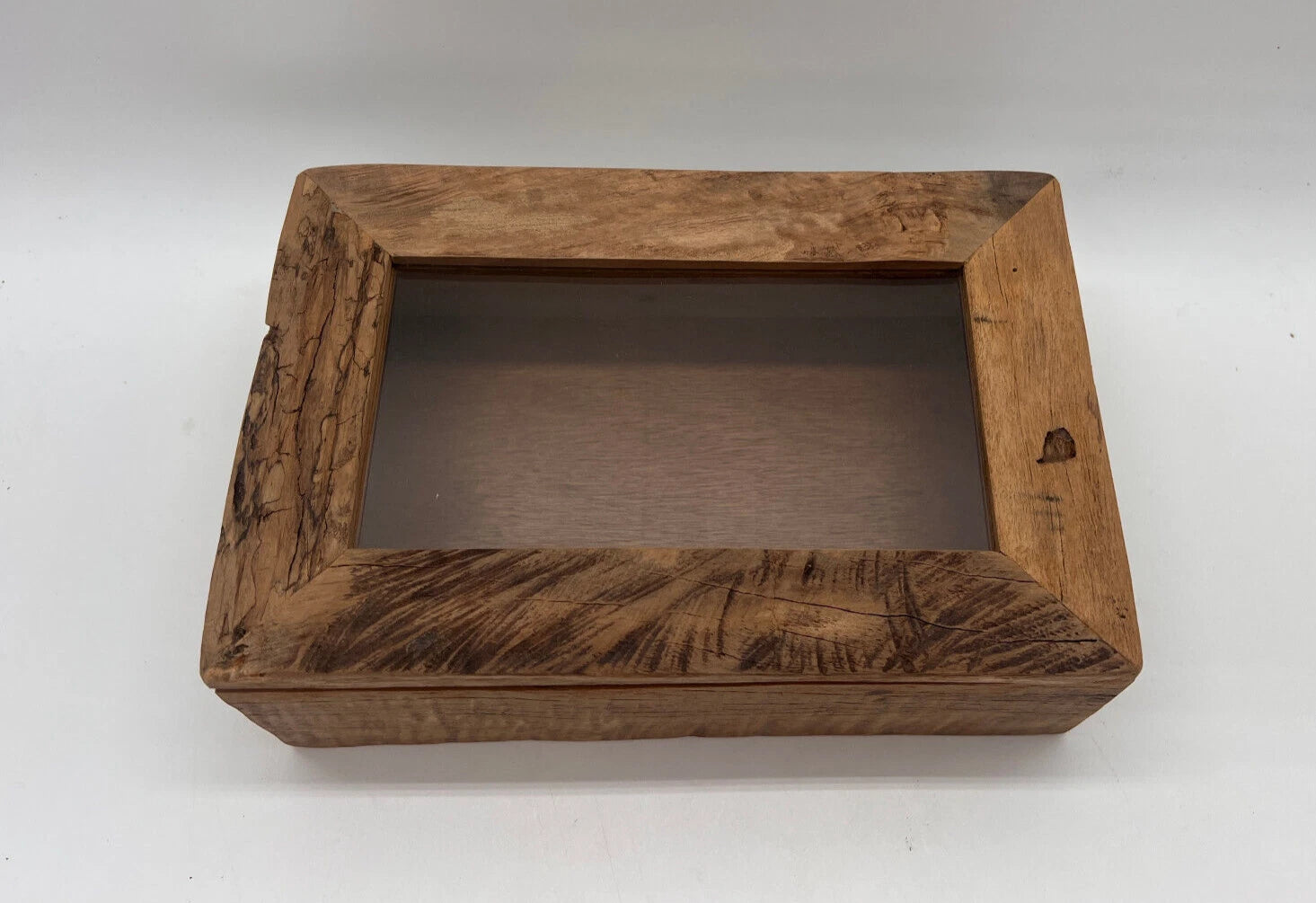 Barnwood Weathered Style Jewelry Box / Tea Box - 8 1/4" l x 5 1/2" w x 2 3/4" h | eBay