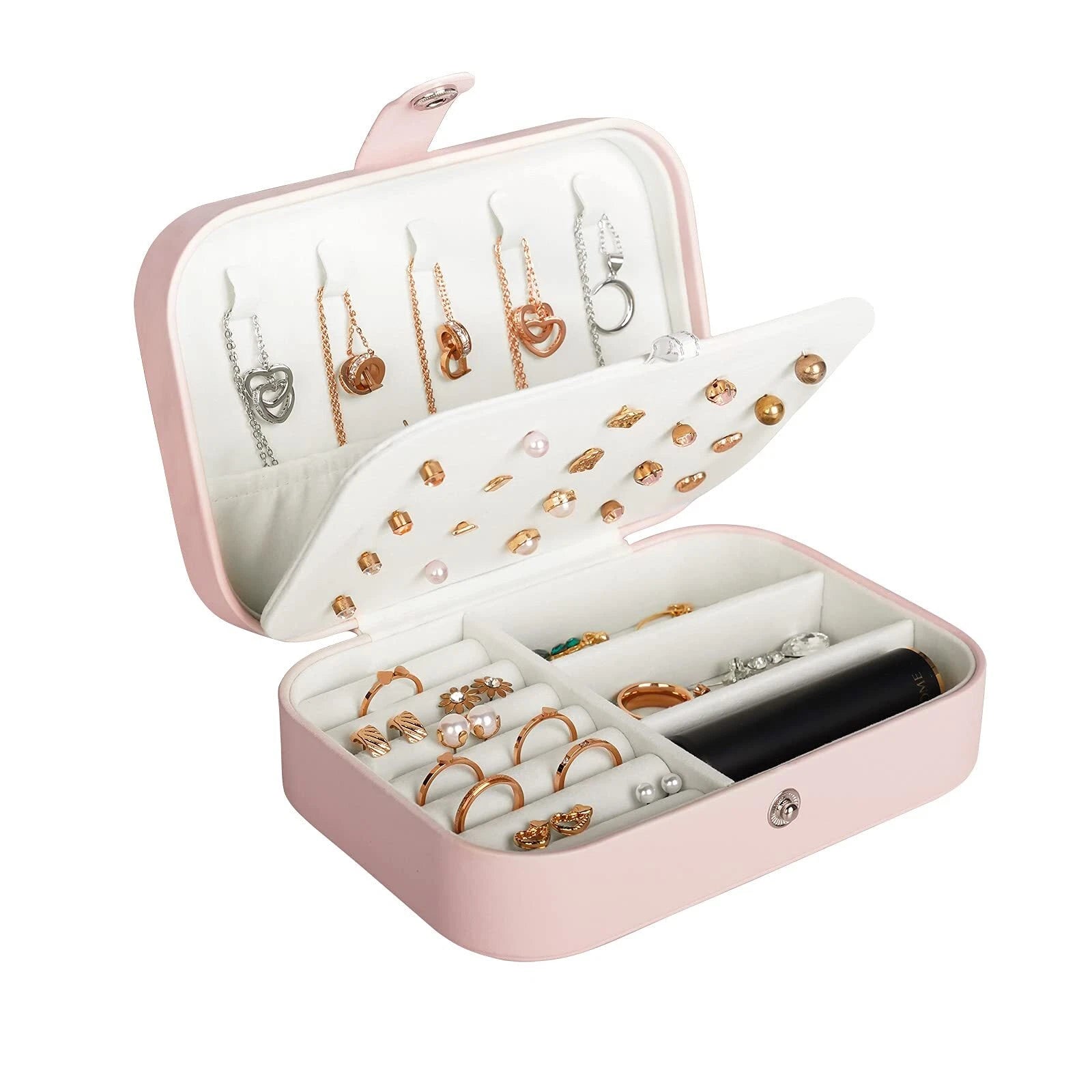 Jewelry Box Lockable Display Case Organizer Drawers | eBay
