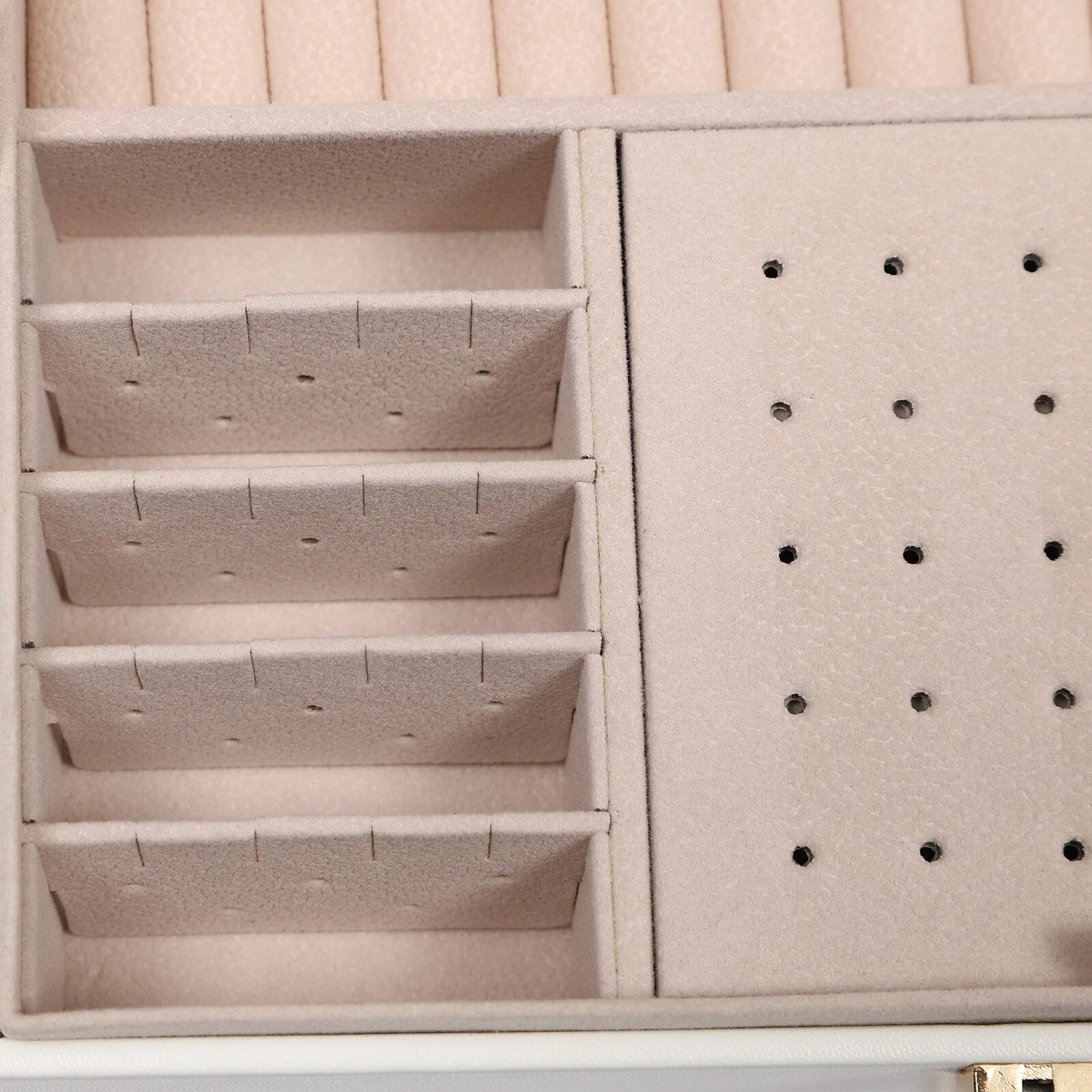 3 Tier Watch Box Jewelry Organizer Case Holder Bracelet Display Case with Drawer | eBay