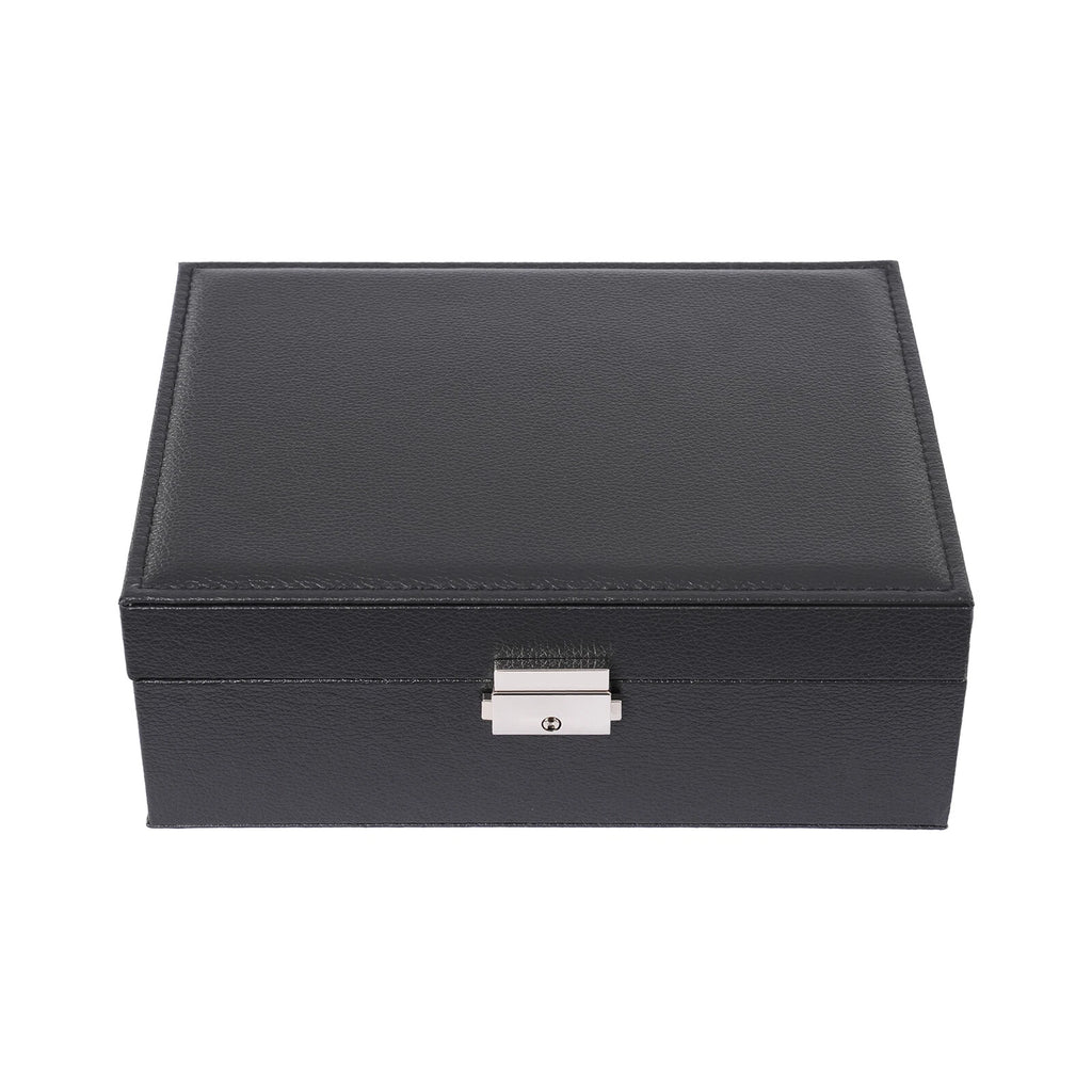 2Tier Portable Jewelry Box Organizer Watch Necklace Ornament Case Travel Storage | eBay