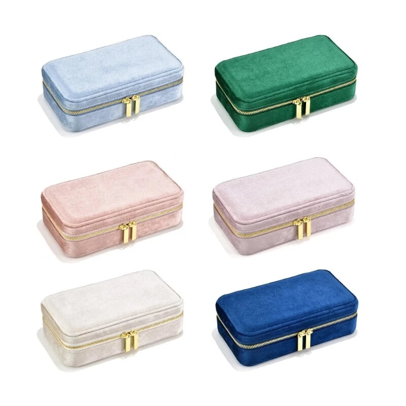 Velvets Jewelry Storage Box Lightweight Rings Holder Jewelry Carrying Case | eBay