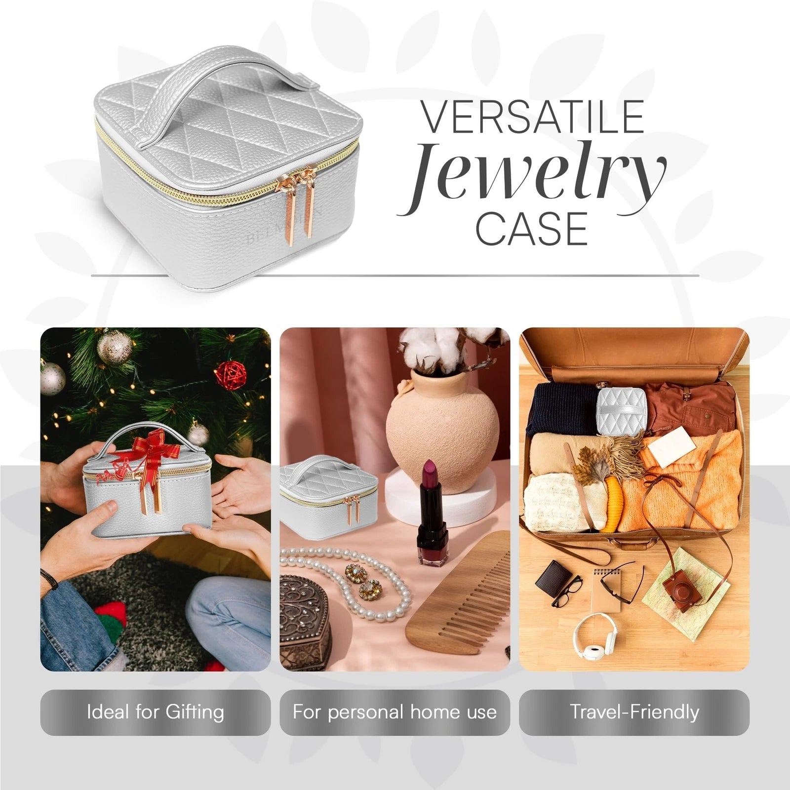 Travel Jewelry Case Organizer - Anti Tangle Storage Organizer - Valentines Da... | eBay
